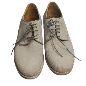 Kenneth Cole New York Beige Suede Derby Shoes with Chunky Sole Size 11